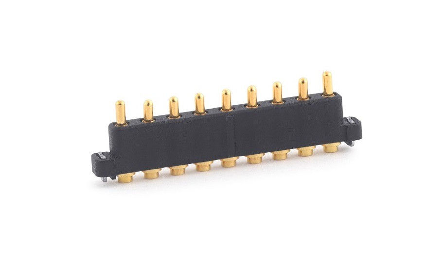 9 Pin Plated gold Pogo Pin Connector 9 Pin Plated gold Pogo Pin Connector
