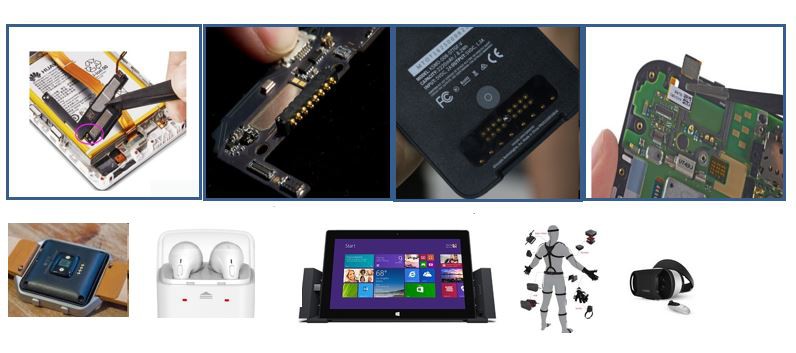 Nutiseadmetele rakendatud Pogo pin pistik