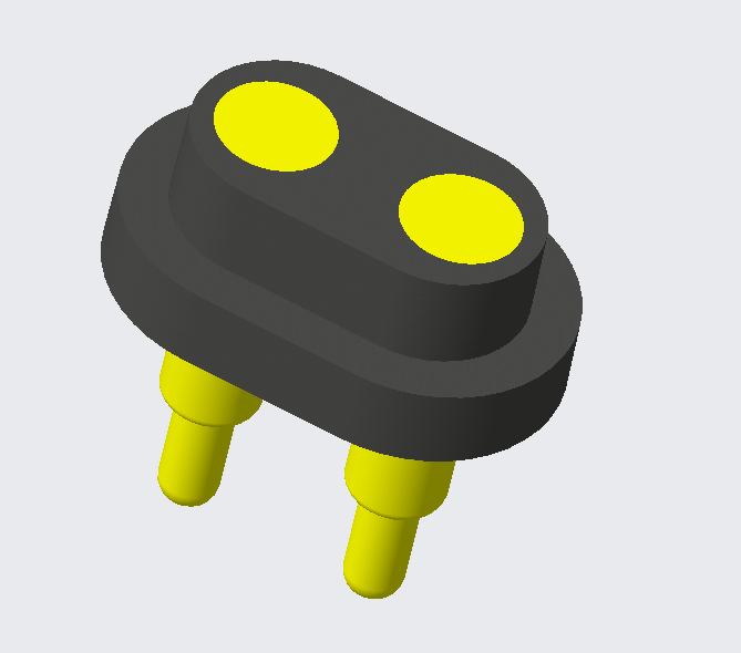 2 Pins veekindel PogoPin pistik